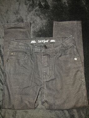 Cat & Jack Charcoal Black Slim Jeans